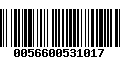 Código de Barras 0056600531017