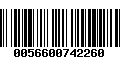 Código de Barras 0056600742260