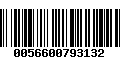 Código de Barras 0056600793132