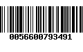 Código de Barras 0056600793491