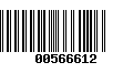 Código de Barras 00566612