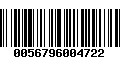 Código de Barras 0056796004722