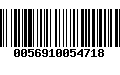 Código de Barras 0056910054718