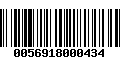 Código de Barras 0056918000434