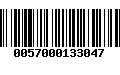 Código de Barras 0057000133047