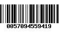 Código de Barras 0057094559419