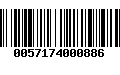 Código de Barras 0057174000886