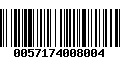 Código de Barras 0057174008004