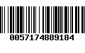 Código de Barras 0057174889184