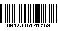 Código de Barras 0057316141569