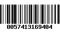 Código de Barras 0057413169404