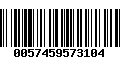 Código de Barras 0057459573104