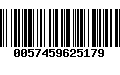 Código de Barras 0057459625179