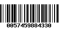 Código de Barras 0057459884330