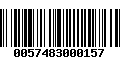 Código de Barras 0057483000157