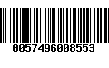 Código de Barras 0057496008553