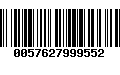 Código de Barras 0057627999552