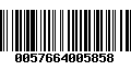 Código de Barras 0057664005858