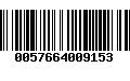 Código de Barras 0057664009153