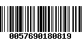 Código de Barras 0057690180819