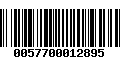 Código de Barras 0057700012895