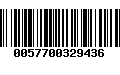 Código de Barras 0057700329436
