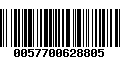 Código de Barras 0057700628805