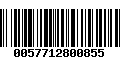 Código de Barras 0057712800855