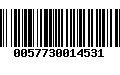 Código de Barras 0057730014531