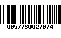 Código de Barras 0057730027074