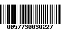 Código de Barras 0057730030227