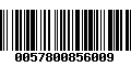 Código de Barras 0057800856009