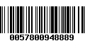 Código de Barras 0057800948889