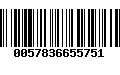 Código de Barras 0057836655751