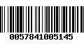 Código de Barras 0057841005145