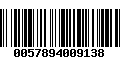 Código de Barras 0057894009138