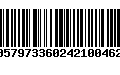 Código de Barras 00579733602421004623