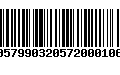 Código de Barras 00579903205720001064