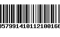 Código de Barras 00579914101121001664