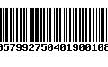 Código de Barras 00579927504019001083