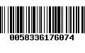 Código de Barras 0058336176074