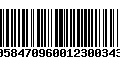 Código de Barras 00584709600123003439