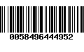 Código de Barras 0058496444952