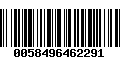 Código de Barras 0058496462291
