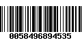 Código de Barras 0058496894535