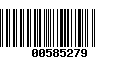 Código de Barras 00585279