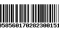 Código de Barras 00585601702823001510