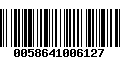 Código de Barras 0058641006127