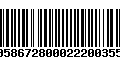 Código de Barras 00586728000222003559