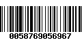 Código de Barras 0058769056967